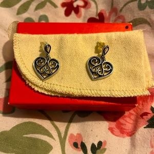 James Avery french heart ear posts